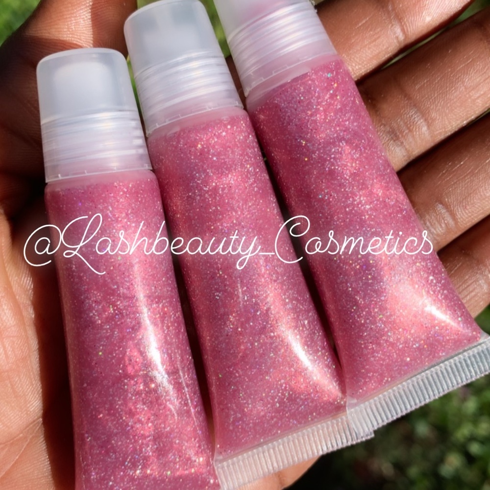 "Taffy" Glitter Pink Lipgloss